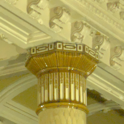 Detail at 1:1 of the image processed in darktable